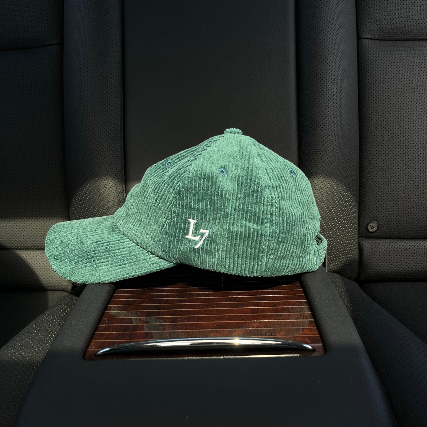 Corduroy pet emerald groen cap